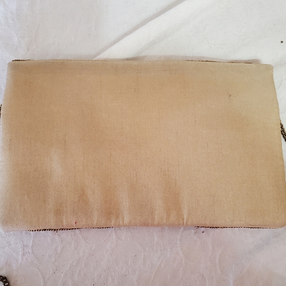 Djula Silk Evening Bag. Hand-Beaded in Paris. Vintage Luxury. - Picture 5 of 6